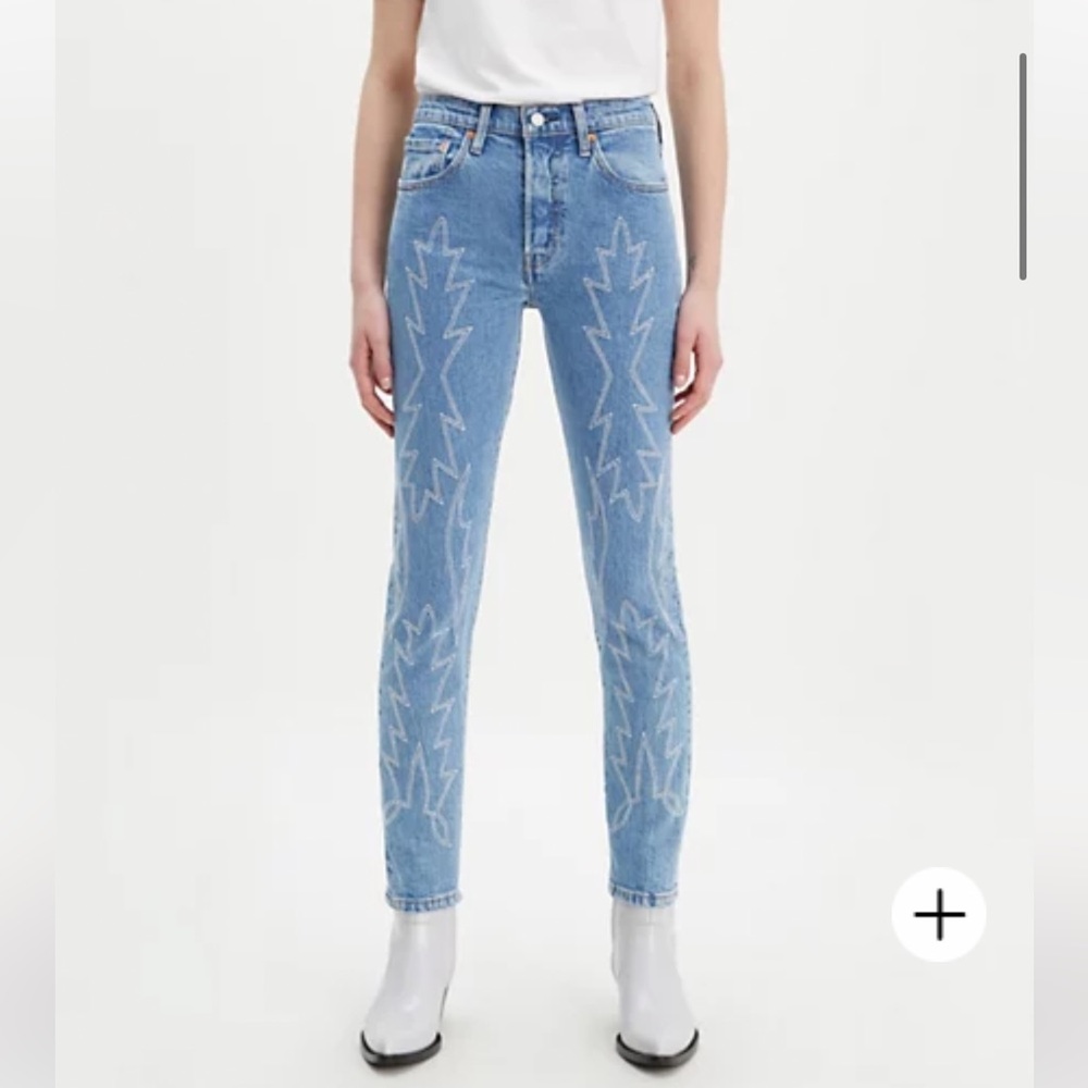Levi embroidered jeans